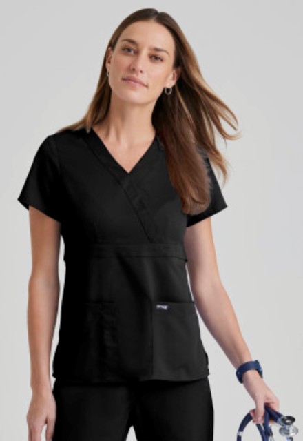 Grey's Anatomy Top 3 Pocket Black (GA4153)