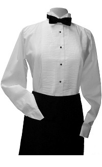 NEIL ALLYN Ladies Tuxedo Blouse