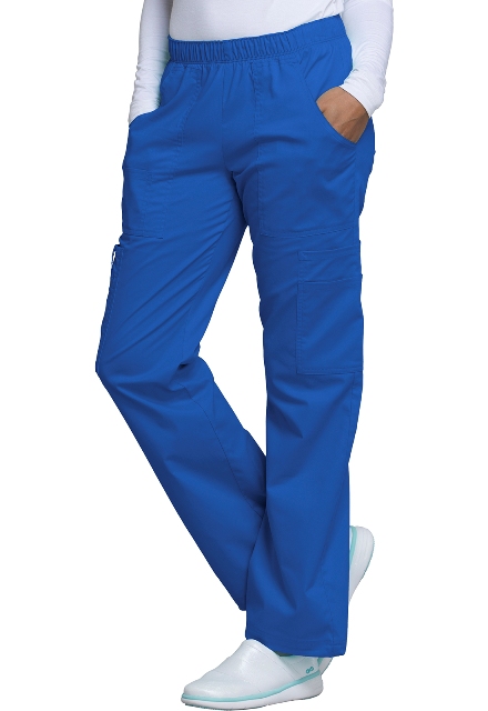 Mid Rise Pull-On Pant Cargo Pant Royal (4005)