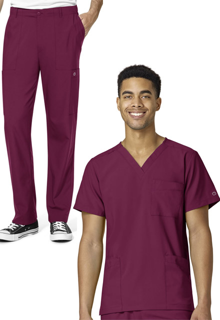 Men's Pantsuit with Pant Cargo 6855_5355wine
