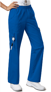 Mid Rise Pull-On Pant Cargo Pant Ciel (4005)