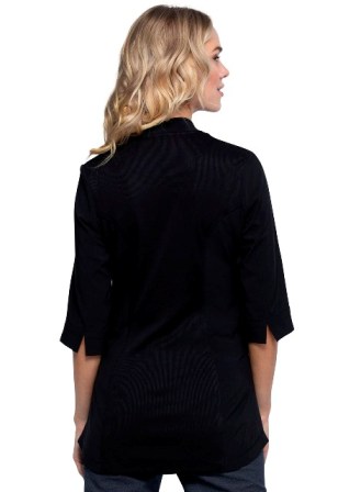 Infinity Zip Front Tunic Black (CK952A)