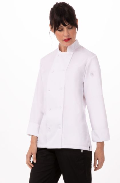 Women's Executive Chef Coat wht LWLJ