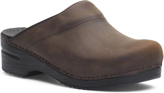 Dansko Men's Karl Brown Box Leather Clog